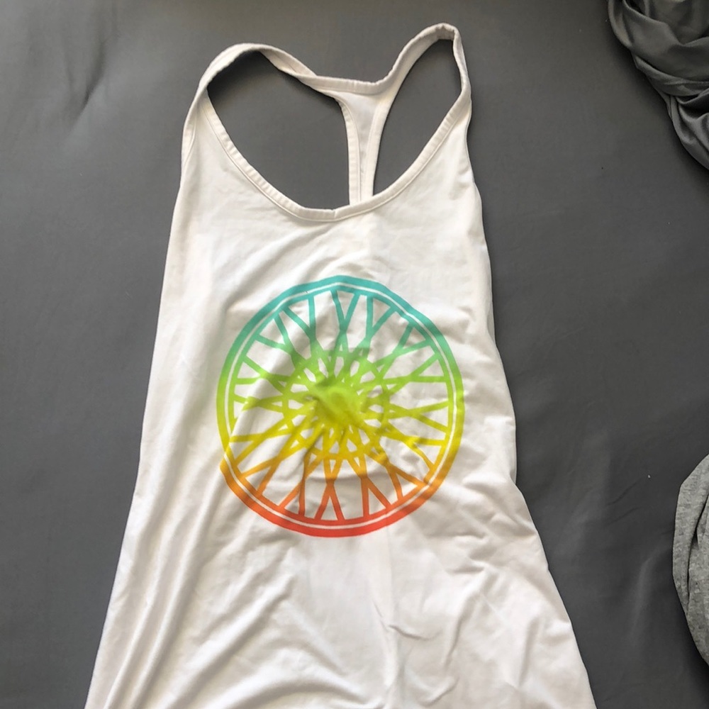 Nike soul cycle rainbow dri fit tank